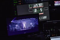 illion×SPACE SHOWER TVステーションID撮影中の様子。