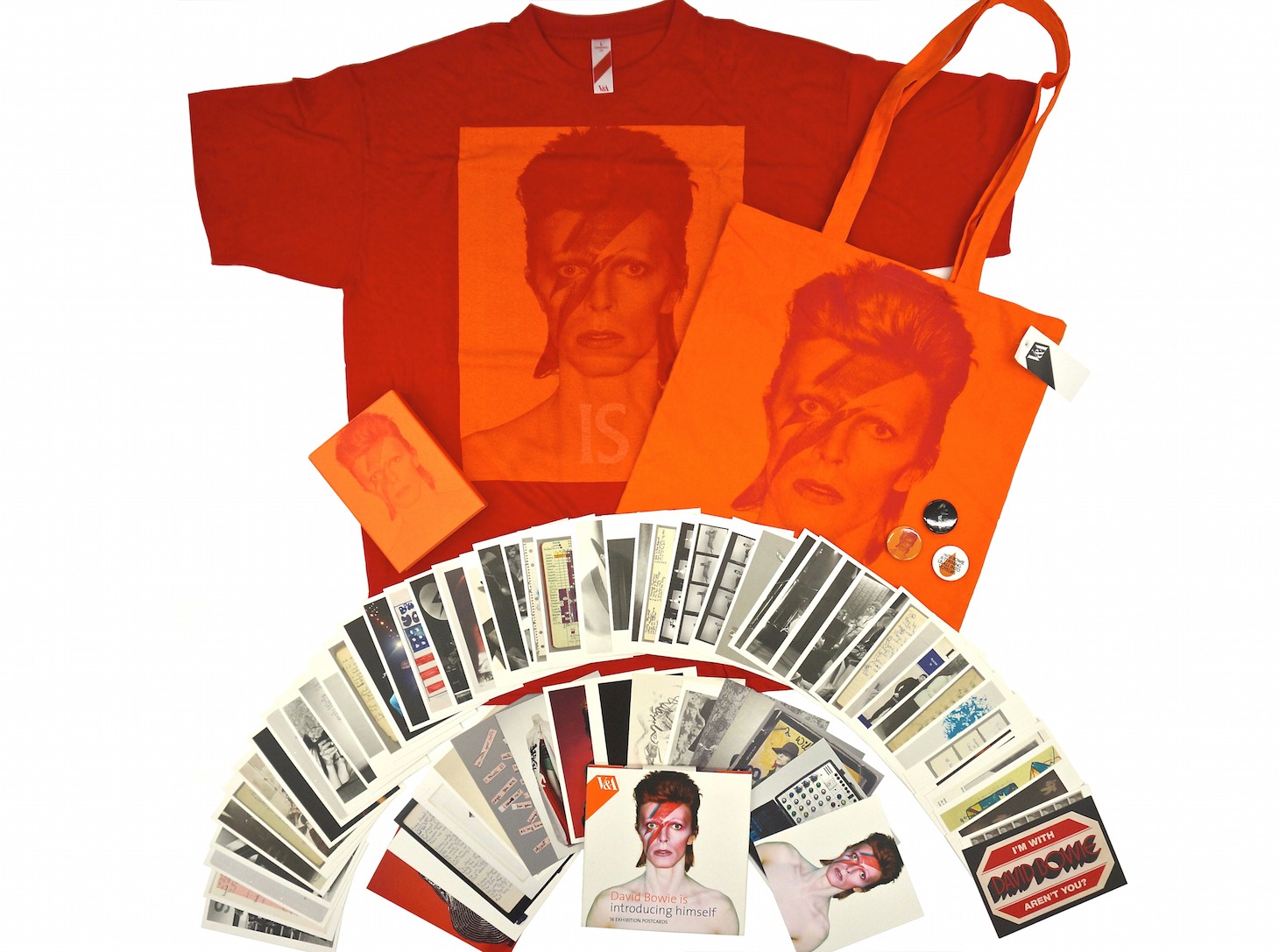 「DAVID BOWIE is」限定オリジナルグッズ付きチケットに付くグッズ。