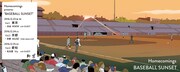 「Homecomings presents "BASEBALL SUNSET"」フライヤー