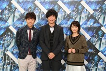 左から渡部建、田辺誠一、森高千里。(c)フジテレビ