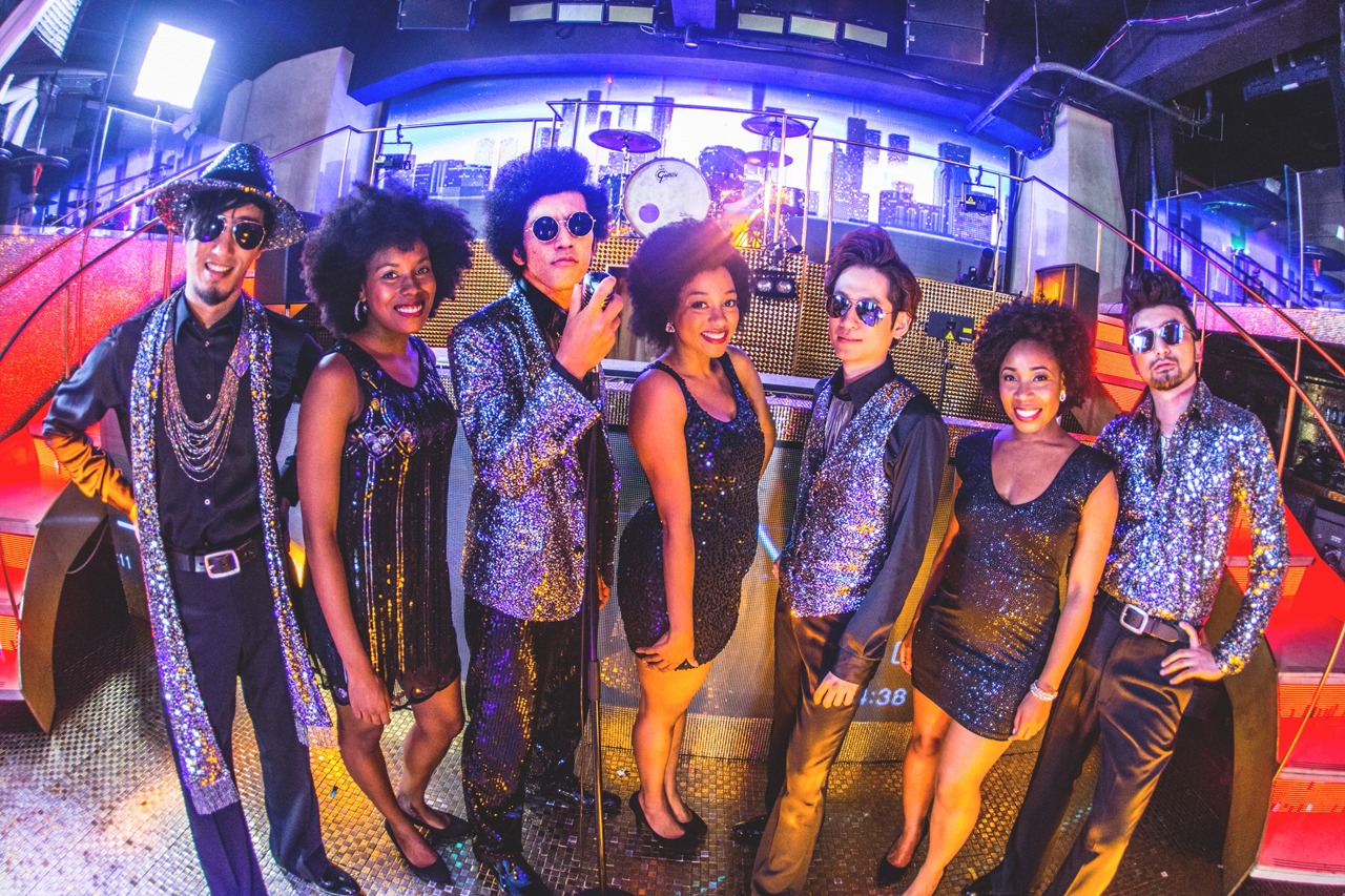 「Back To The Funk」ミュージックビデオ撮影の様子。