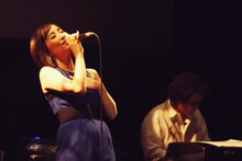 「ヤマハmysoundプレゼンツ Nao Yoshioka プレミアム ハイレゾ試聴会＆ミニライヴ」の様子。（Photo by Tsuneo Koga）