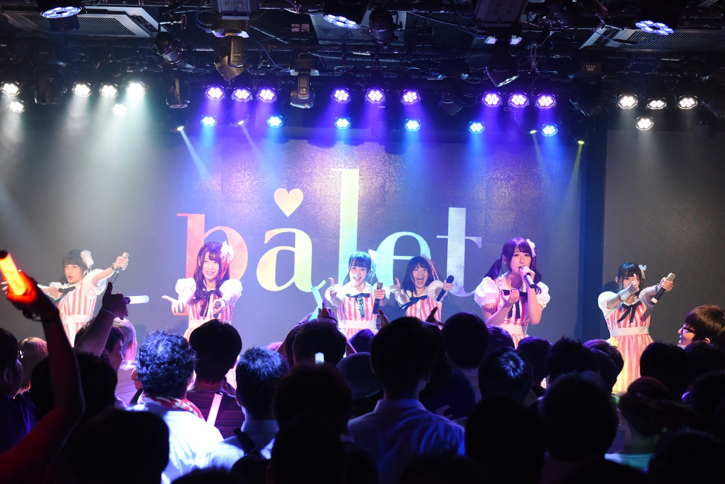 paletによるライブの様子。