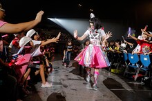 ももいろクローバーZ「子供祭り」の様子。（Photo by HAJIME KAMIIISAKA）