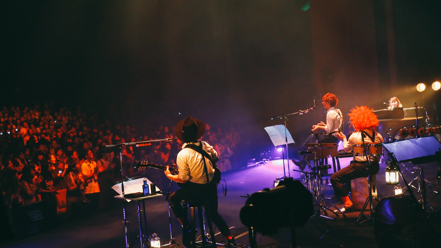 人気画像10位は「SEKAI NO OWARI、カバー曲も披露した初のアコースティックライブ」より、SEKAI NO OWARI。（撮影：上山陽介）