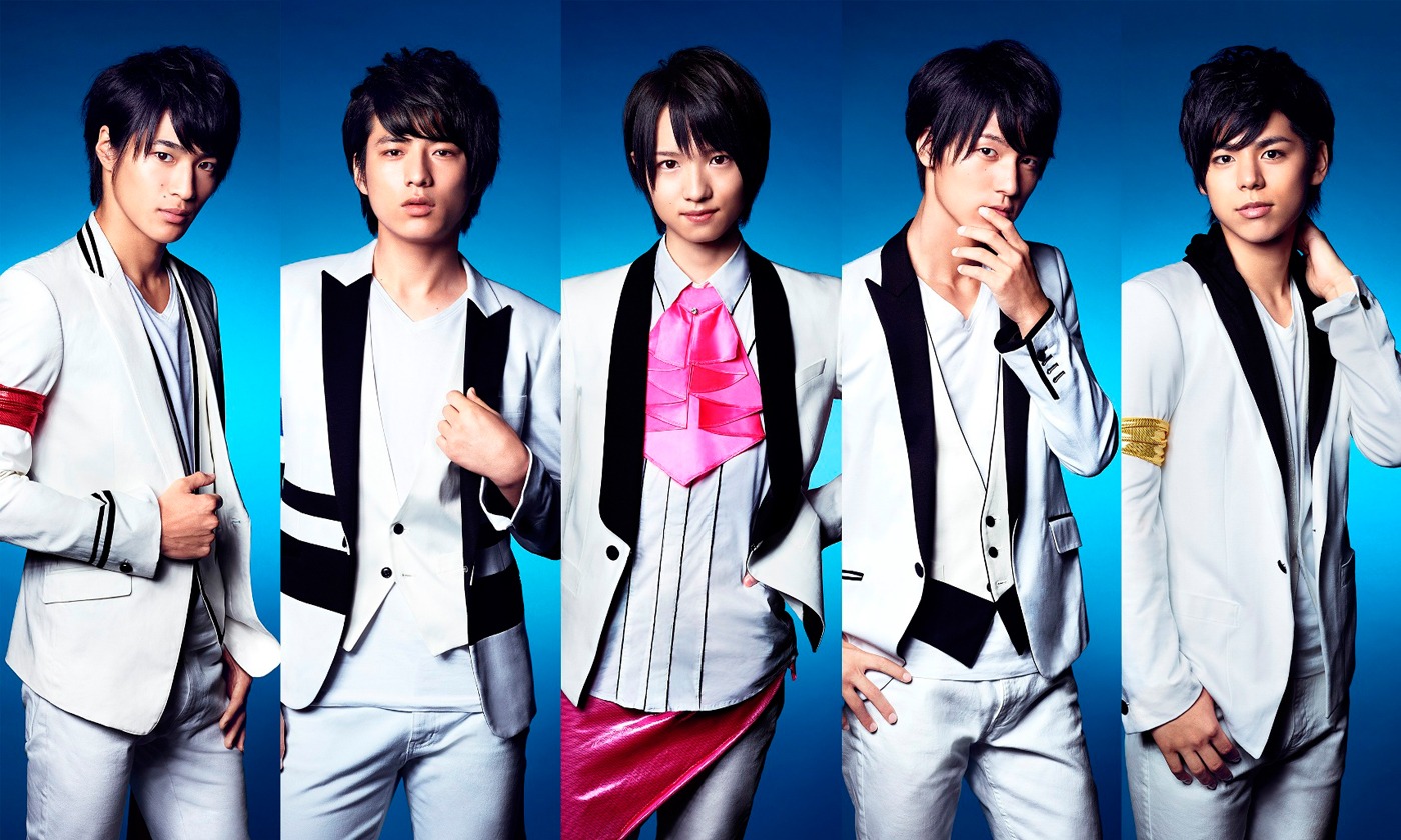 MAG!C☆PRINCE。左から平野泰新、永田薫、西岡健吾、阿部周平、大城光。