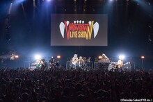 「WOWOW×MAN WITH A MISSION『WOWGOW LIVE SHOW』」のワンシーン。