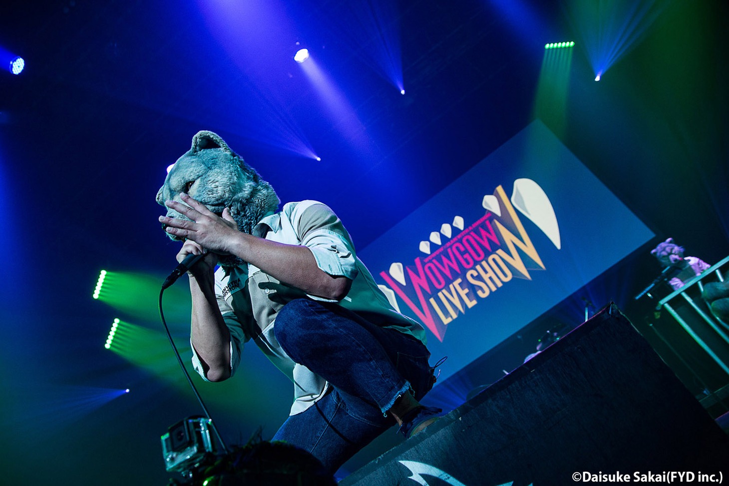 「WOWOW×MAN WITH A MISSION『WOWGOW LIVE SHOW』」のワンシーン。