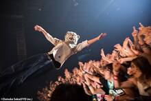 「WOWOW×MAN WITH A MISSION『WOWGOW LIVE SHOW』」のワンシーン。