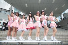 PASSPO☆「ギミギミaction ・ ラブリフレイン」リリースイベントの様子。（写真提供：日本クラウン）