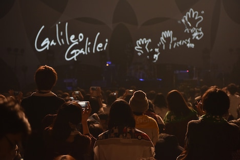 「Galileo Galilei Last Live~車輪の軸~ at 日本武道館」の様子。(撮影:エンドウアキラ)