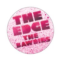 「THE EDGE」ツアー会場予約特典のバッヂデザイン。