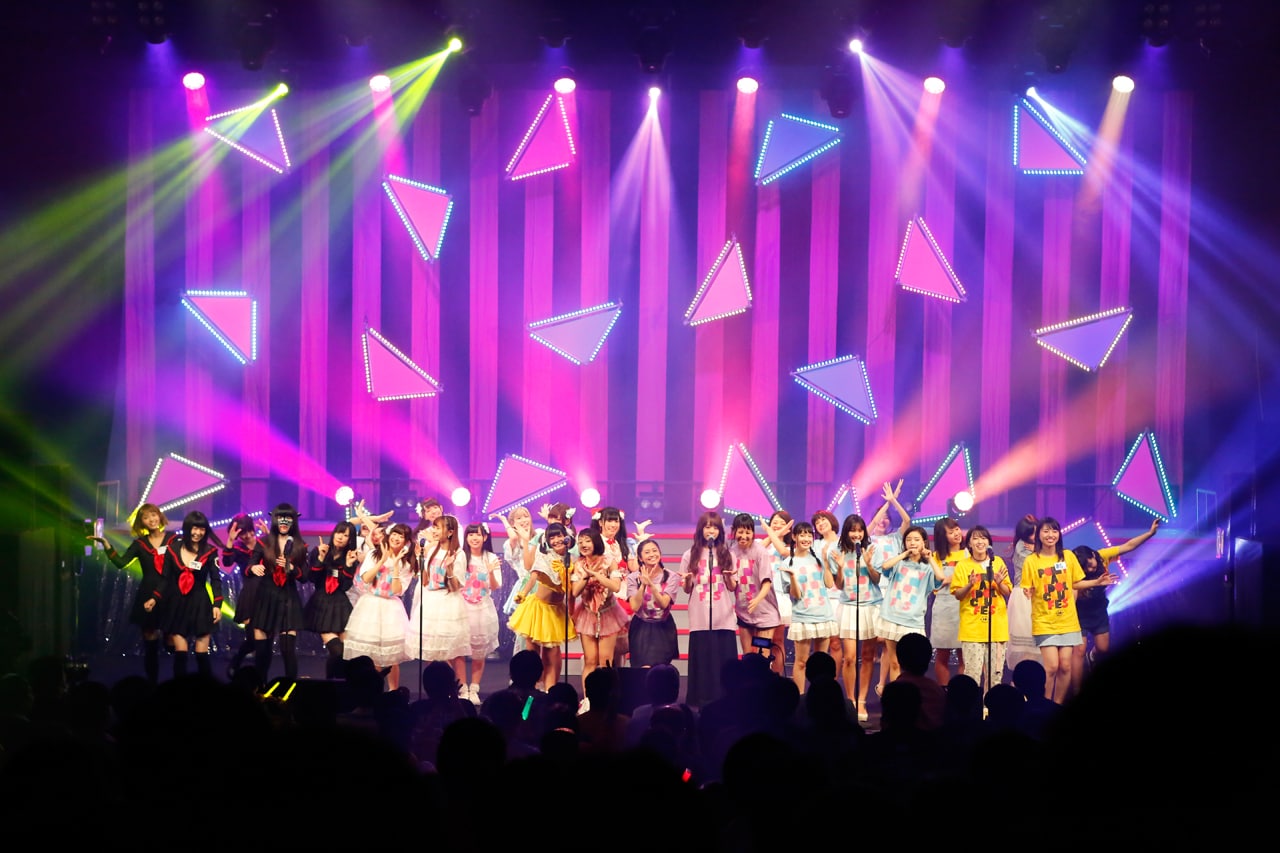 「ぽにきゃん！アイドル倶楽部 感謝祭～PONY CANYON 50th Anniversary Special～」の様子。（提供：ポニーキャニオン）