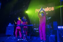 POLYSICS「TOISU!!!感謝祭」の様子。（撮影：緒車寿一）