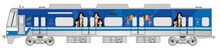 Perfume×福岡市地下鉄スペシャルトレイン イメージ