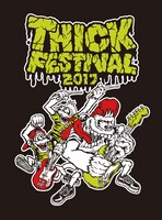 「SECRET 7 LINE presents. THICK FESTIVAL 2017」メインビジュアル