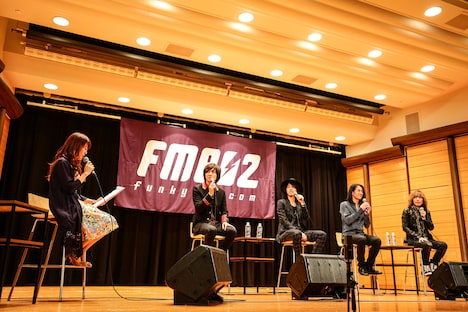 「FM802×THE YELLOW MONKEY ラジヲカラ ウロコ ROCK KIDS 802 FRIDAY」公開収録の様子。（写真提供：FM802）