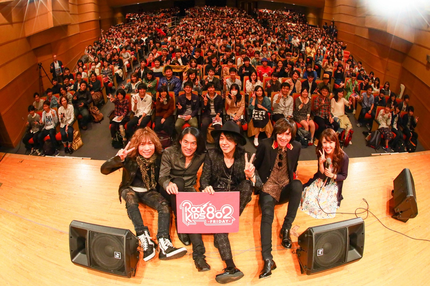 「FM802×THE YELLOW MONKEY ラジヲカラ ウロコ ROCK KIDS 802 FRIDAY」公開収録の様子。（写真提供：FM802）