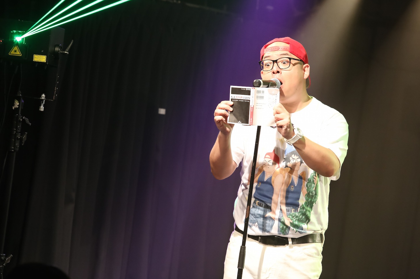 斉藤伸也（Vo, GAYA, Programming）（Photo by nishinaga "saicho" isao）
