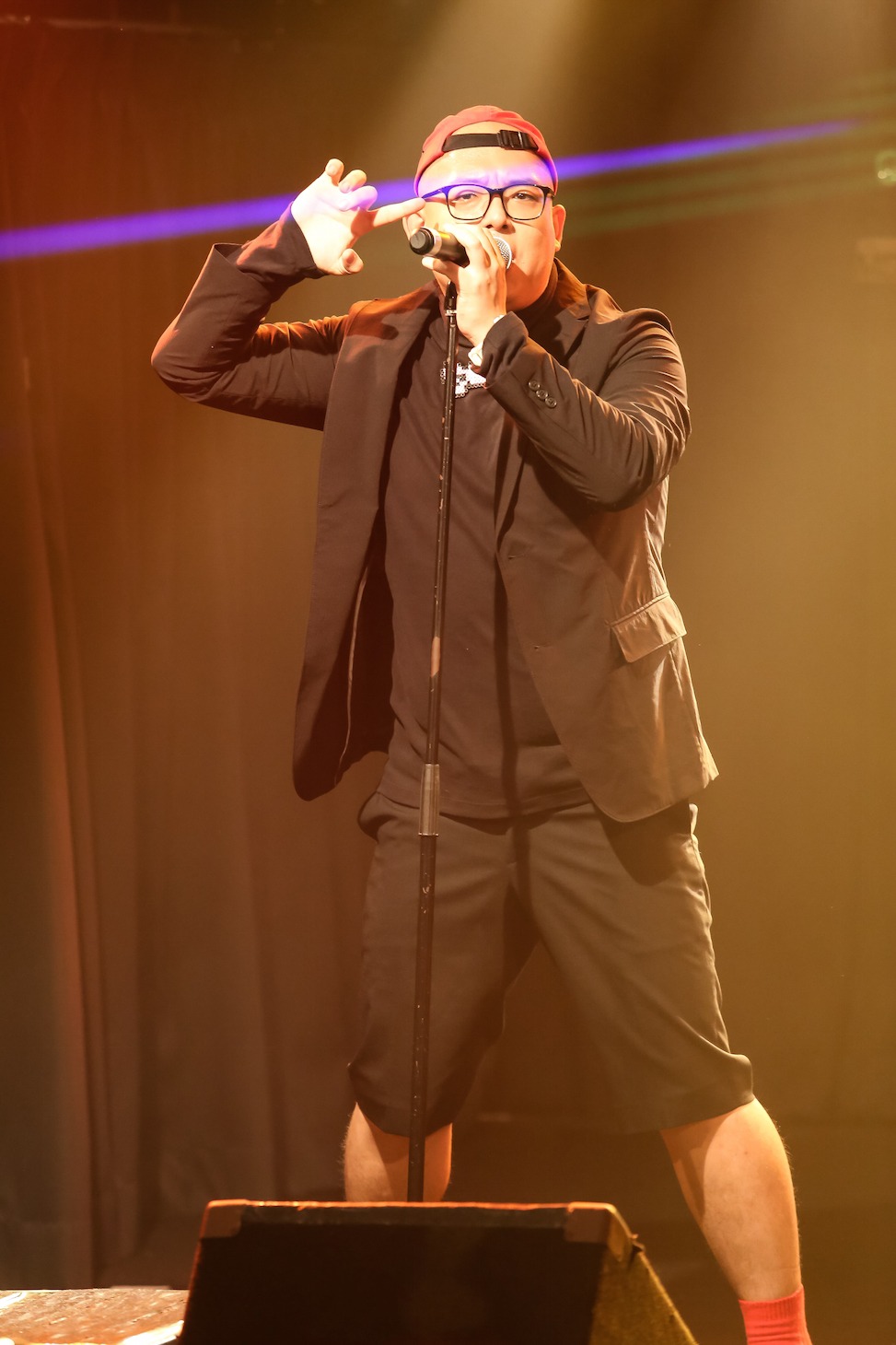 斉藤伸也（Vo, GAYA, Programming）（Photo by nishinaga "saicho" isao）
