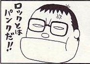 小野島大のイラスト。