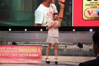 10月17日に行われた「2016/17V・プレミアリーグ女子開幕記者会見」の様子。（提供：キングレコード）