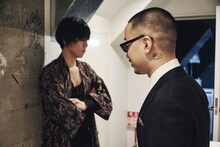 左から野田洋次郎、5lack。（Photo by Masato Kawamura）