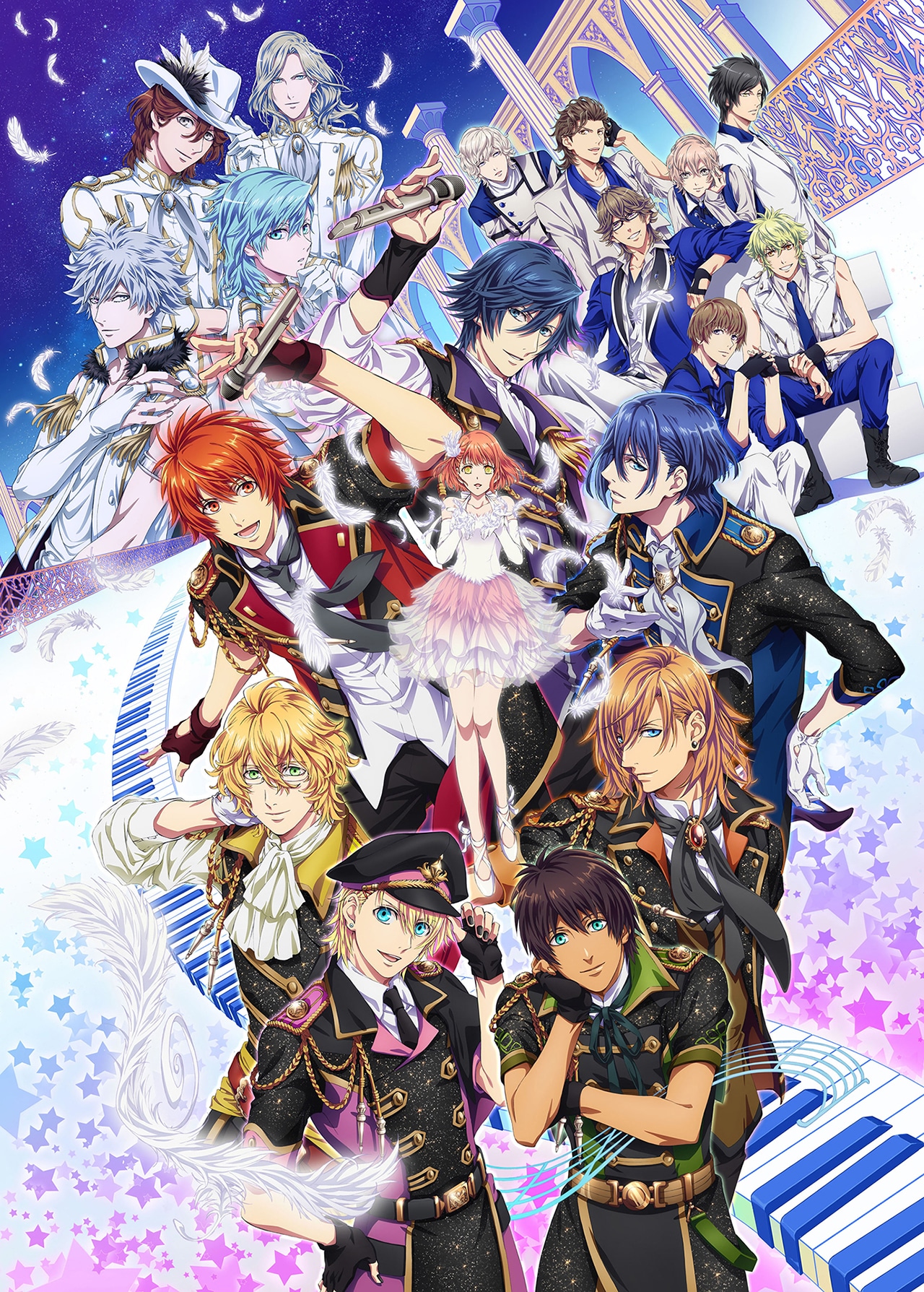 テレビアニメ「うたの☆プリンスさまっ♪ マジLOVEレジェンドスター」キービジュアル ©UTA☆PRI-LS PROJECT