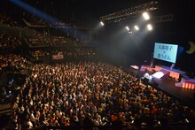 生ハムと焼うどん3rdワンマンライブ「破天荒な摩天楼」の様子。