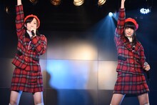 左から星里奈と阿部かれん。