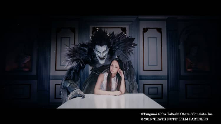 安室奈美恵 死神 リュークと見つめ合う映画 デスノート 劇中歌mv 音楽ナタリー