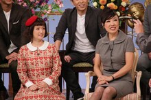 左から千秋、松任谷由実。 (c)日本テレビ