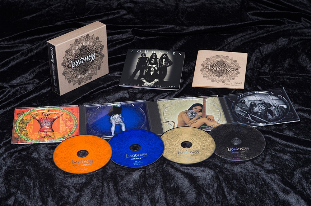 LOUDNESS「LOUDNESS BUDDHA ROCK 1997-1999」パッケージ展開図。