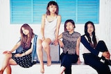 LAZYgunsBRISKY。写真右端がYuko(G / FLiP)。