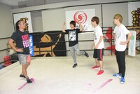 DISH//の公開練習の様子。