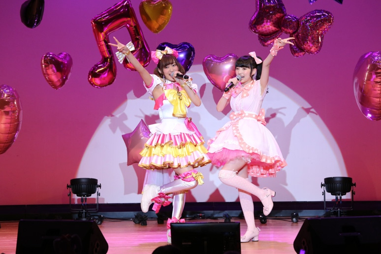 「★プリパラ公式親衛隊限定★真中らぁら＆のんちゃんイベント」の様子。（写真提供：エイベックスピクチャーズ）