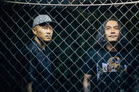 左からILL-BOSSTINO（THA BLUE HERB / Rap）、伊藤雄和（OLEDICKFOGGY / Vo）。