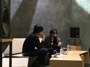 冨田ラボ「SUPERFINE」先行試聴会の様子。