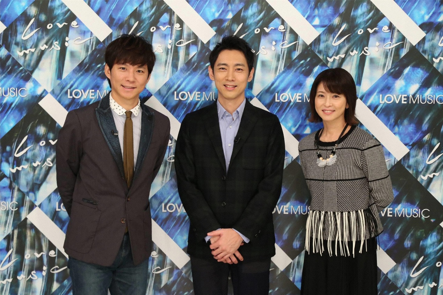 左から渡部建（アンジャッシュ）、小泉孝太郎、森高千里。(c)フジテレビ