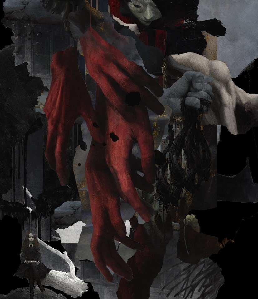 the GazettE「the GazettE LIVE TOUR 15-16 DOGMATIC FINAL -漆黒- LIVE AT 02.28 国立代々木競技場第一体育館」Blu-rayジャケット