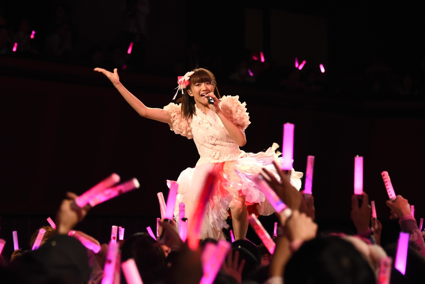 星名美怜生誕祭ソロライブ「MIREITOPIA」の様子。