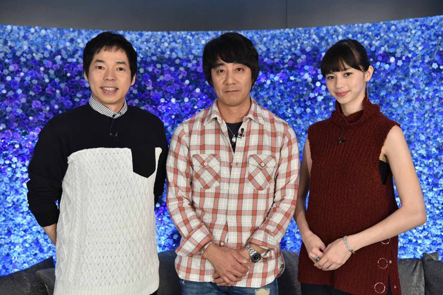 左から今田耕司、山崎まさよし、中条あやみ。 (c)日本テレビ