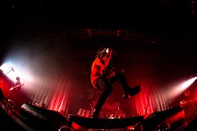 SUPER BEAVER「SUPER BEAVER『27』Release Tour 2016 ～27こぶ、ラクダ～」東京・Zepp DiverCity TOKYO公演の様子。（Photo by Junpei Hiyoshi）