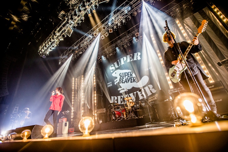 SUPER BEAVER「SUPER BEAVER『27』Release Tour 2016 ～27こぶ、ラクダ～」東京・Zepp DiverCity TOKYO公演の様子。（撮影：青木カズロー）