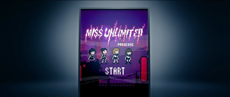 PassCode「MISS UNLIMITED」ミュージックビデオのワンシーン。