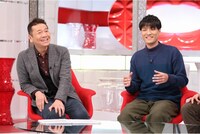 左から上田晋也、森山直太朗。 (c)日本テレビ