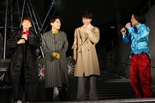 左からユーキ、ユースケ、タカシ。永野。