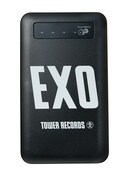 「削って当てよう！ Winter Chance！ スクラッチカードプレゼント！」商品の特製EXOコラボモバイルバッテリー。