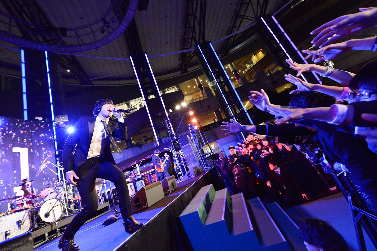 「[Alexandros]『EXIST!』Launch Party at Roppongi Hills」の様子。（Photo by AZUSA TAKADA）