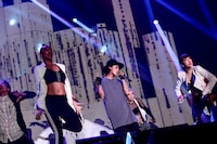 赤西仁「JIN AKANISHI LIVE TOUR 2016 ～Audio Fashion Special～ in MAKUHARI」の様子。（Photo by Teppei Kishida）